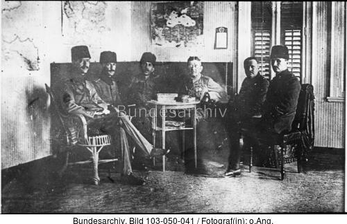 Mesopotamien, Colmar v. d. Goltz, Stabsoffiziere