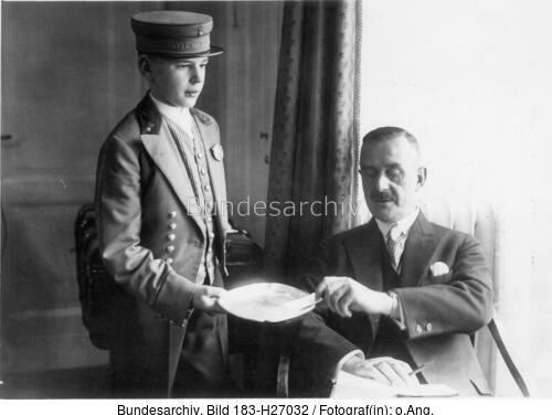 Berlin, Thomas Mann im Hotel Adlon