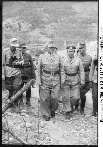 Italien, Albert Kesselring mit Offizieren