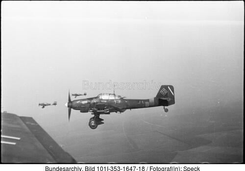 Russland-Nord, Flugzeuge Junkers Ju 87