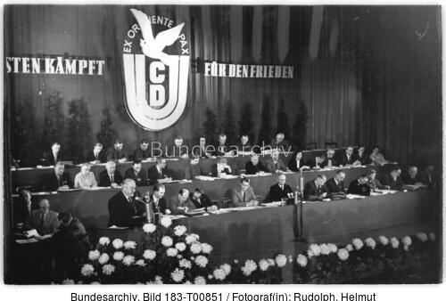 Berlin, 5. CDU-Jahrestagung (Parteitag), Präsidium