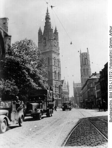 Belgien, Gent, Belfried, St. Bavo-Kathedrale