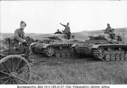 Jugoslawien, Panzer III im Feld