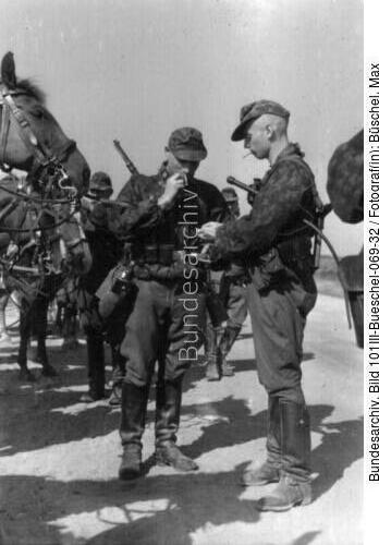 Russland, SS-Reiter, Marschpause