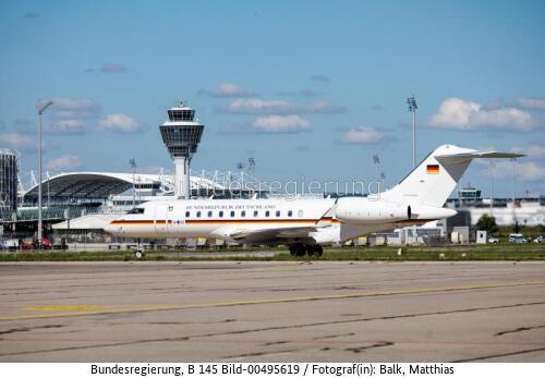 Flugzeug Global 5000 der Flugbereitschaft 2022