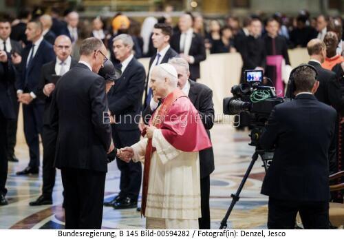 Bundeskanzler Friedrich Merz in Italien / Amtseinführung Papst Leo XIV. 2025
