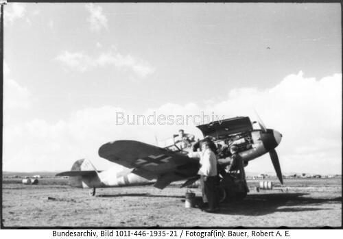 Nordafrika, Me 109, Wartung / Reparatur