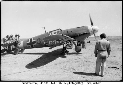 Nordafrika, Me 109, Wartung / Reparatur