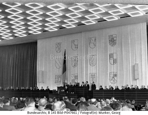 Bonn, Konstituierung Bundestag, Adenauer