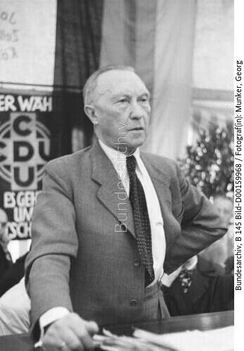 Bonn, CDU-Kundgebung, <span class="match">Konrad Adenauer</span>