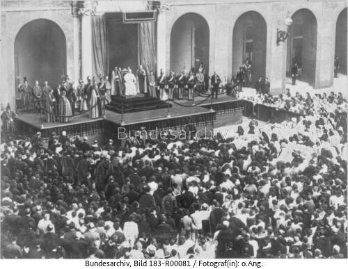 Rom, Papst Pius XI., Empfang von Kindern
