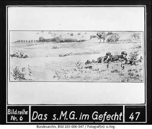 Infanterie, Soldaten mit sMG 08