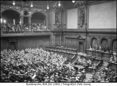 Berlin, Reichstag, Eröffnung