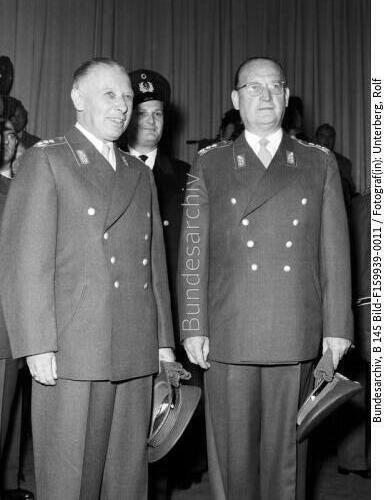 Adolf Heusinger und Hans Speidel