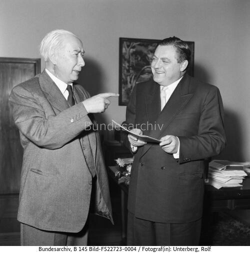 Ernennung BM Franz-Josef Strauß
