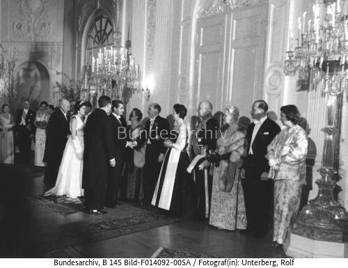 Schah von Persien Reza Pahlevi in Bonn