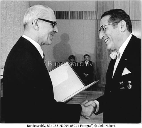 Berlin, Nationalpreis, Willi Stoph, Kurt Sanderling