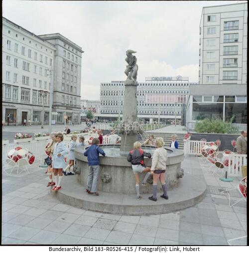 Magdeburg, Alter Markt, Eulenspiegelbrunnen