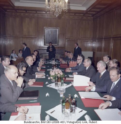 Sofia, Besuch DDR-Delegation, Beratungen