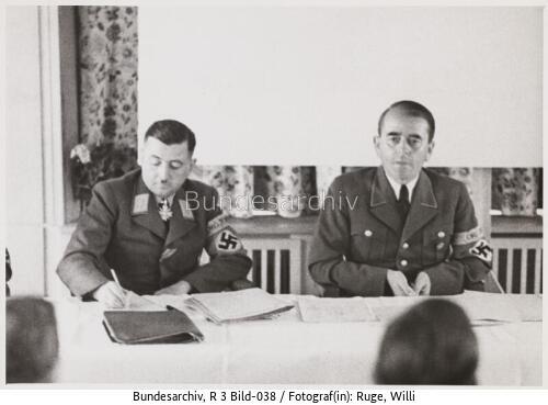 Albert Speer und Xaver Dorsch