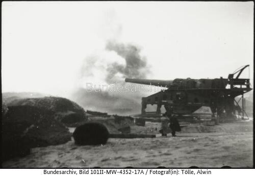 Frankreich, Atlantikwall, Marineartillerie