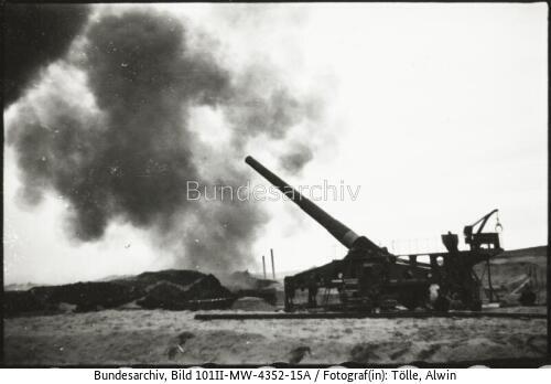 Frankreich, Atlantikwall, Marineartillerie