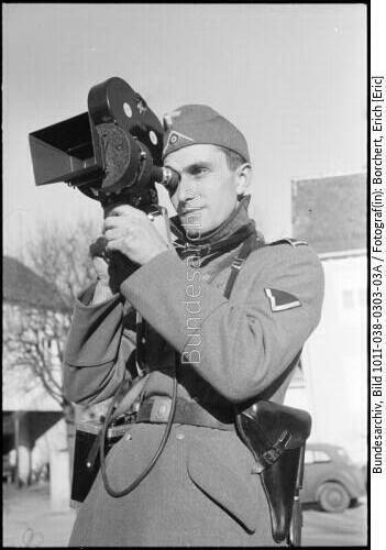 Oberrheinfront, bei Colmar, PK-Filmberichter