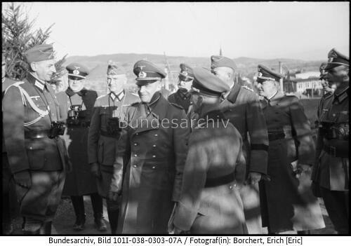 Oberrheinfront, bei Colmar, Erwin Rommel