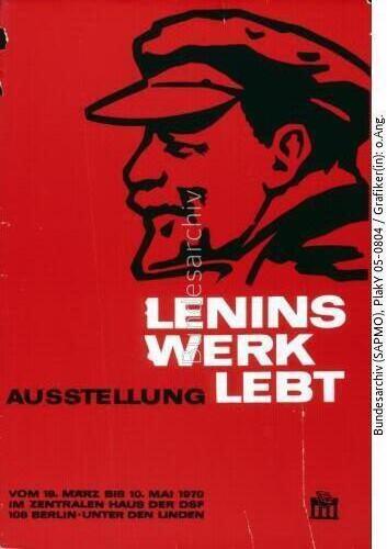 Berlin, Ausstellung Lenins Werk lebt