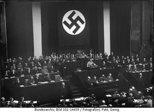 Berlin, Ermächtigungsgesetz, Rede Adolf Hitler