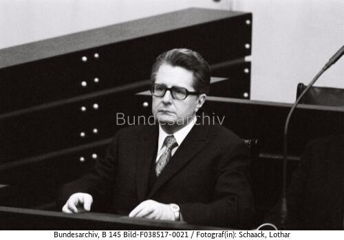 Bonn, Bundestagssitzung, BM Vogel