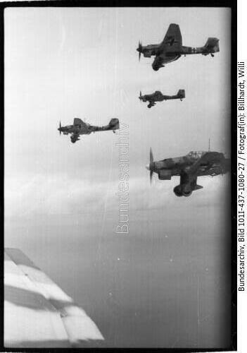 Mittelmeerraum, Flugzeuge Ju 87