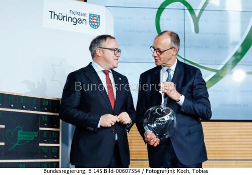Bundeskanzler Friedrich Merz: Antrittsbesuch in Thüringen 2025