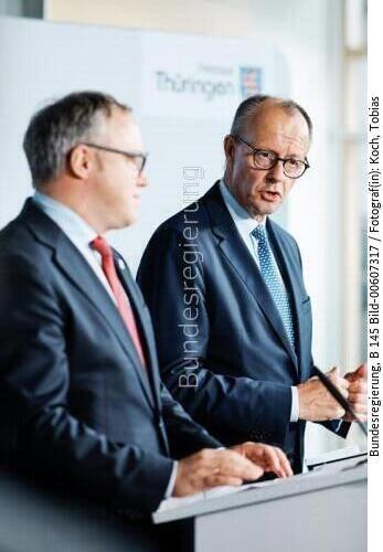 Bundeskanzler Friedrich Merz: Antrittsbesuch in Thüringen 2025