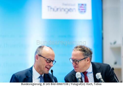 Bundeskanzler Friedrich Merz: Antrittsbesuch in Thüringen 2025