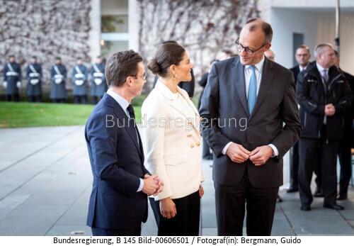 Schwedischer Ministerpräsident Ulf Kristersson in Berlin 2025