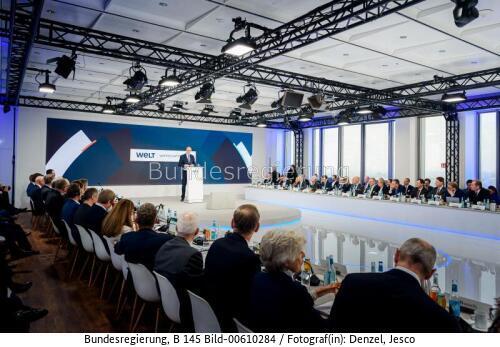Bundeskanzler Friedrich Merz beim WELT-Wirtschaftsgipfel 2026