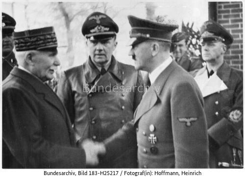 Frankreich, Philippe Petain, Adolf Hitler