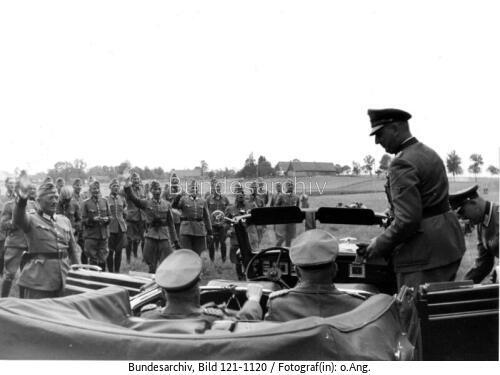 Ostfront, Besuch Kurt Daluege