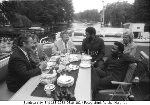 Berlin, Besuch Regierungsdelegation Grenada, Bootsfahrt