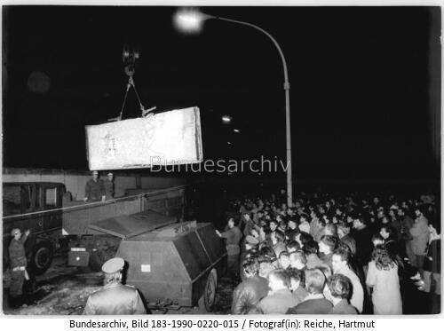 Berlin, Abriss der Mauer