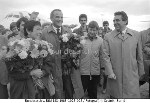 Berlin, Besuch von Harry Belafonte