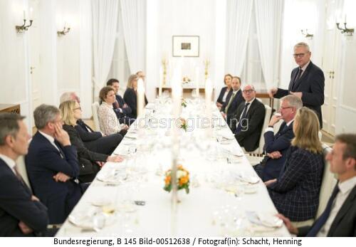 Bundespräsident Steinmeier: Abendessen für das Kuratorium der VolkswagenStiftung 2022