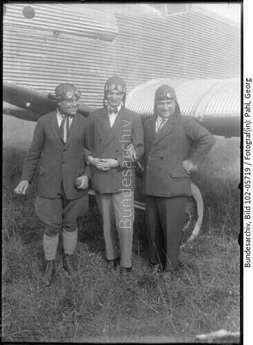 Köhl, v. Hünefeld, Loose vor Junkers W 33