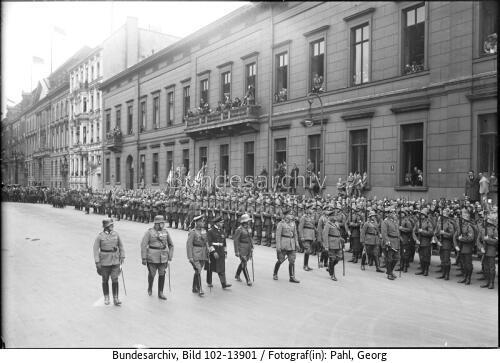 Berlin, Geburtstag Hindenburg, Ehrenkompanie