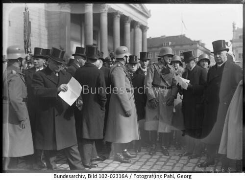 Tag von Potsdam, Regierungsmitglieder