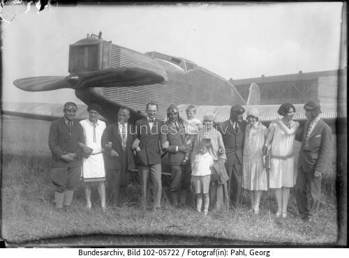 Dessau, Ozeanflieger vor Amerika-Flug