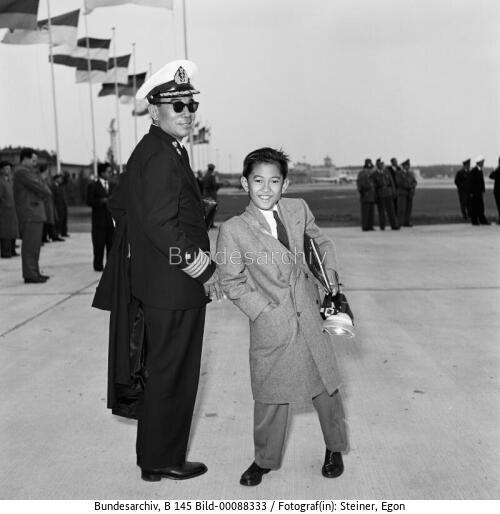 Indonesischer Präsident Sukarno in Düsseldorf 1956