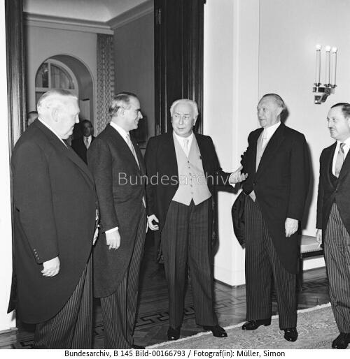 Griechischer Ministerpräsident Karamanlis in Bonn 1958