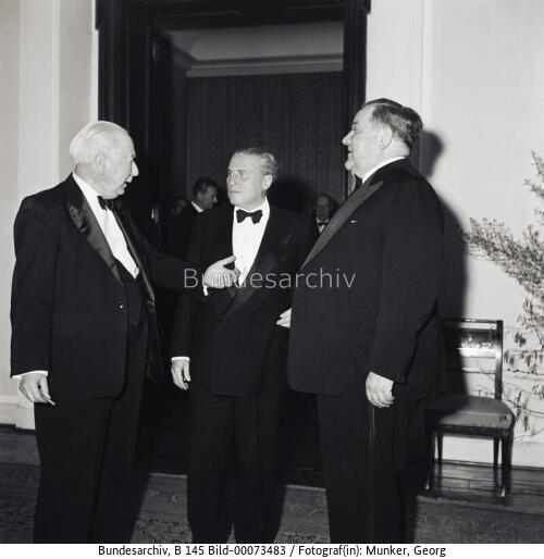 Bundespräsident Theodor Heuss 1955